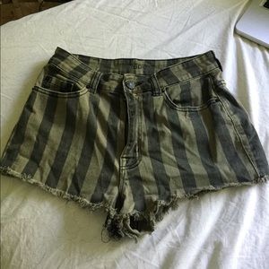 Striped shorts